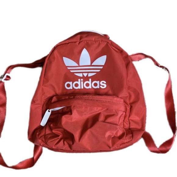 adidas trefoil backpack red